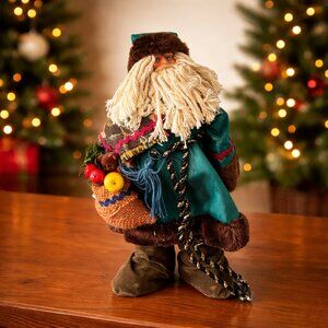 Old World Christmas Santa Collection Father Christmas Doll England 11”